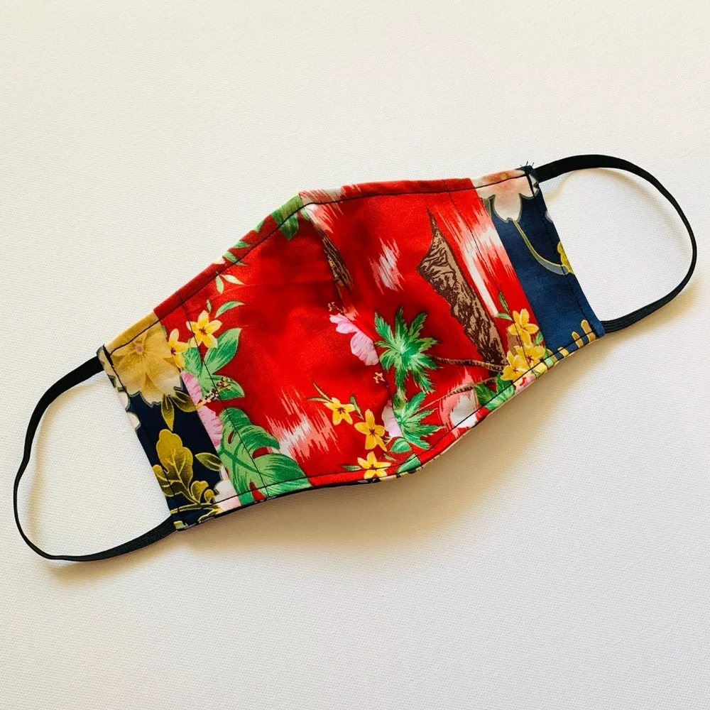NEW Handmade Black Heritage Print Face Mask
